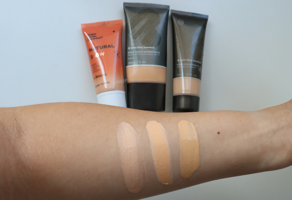 QDB Base Natural Glow comparação