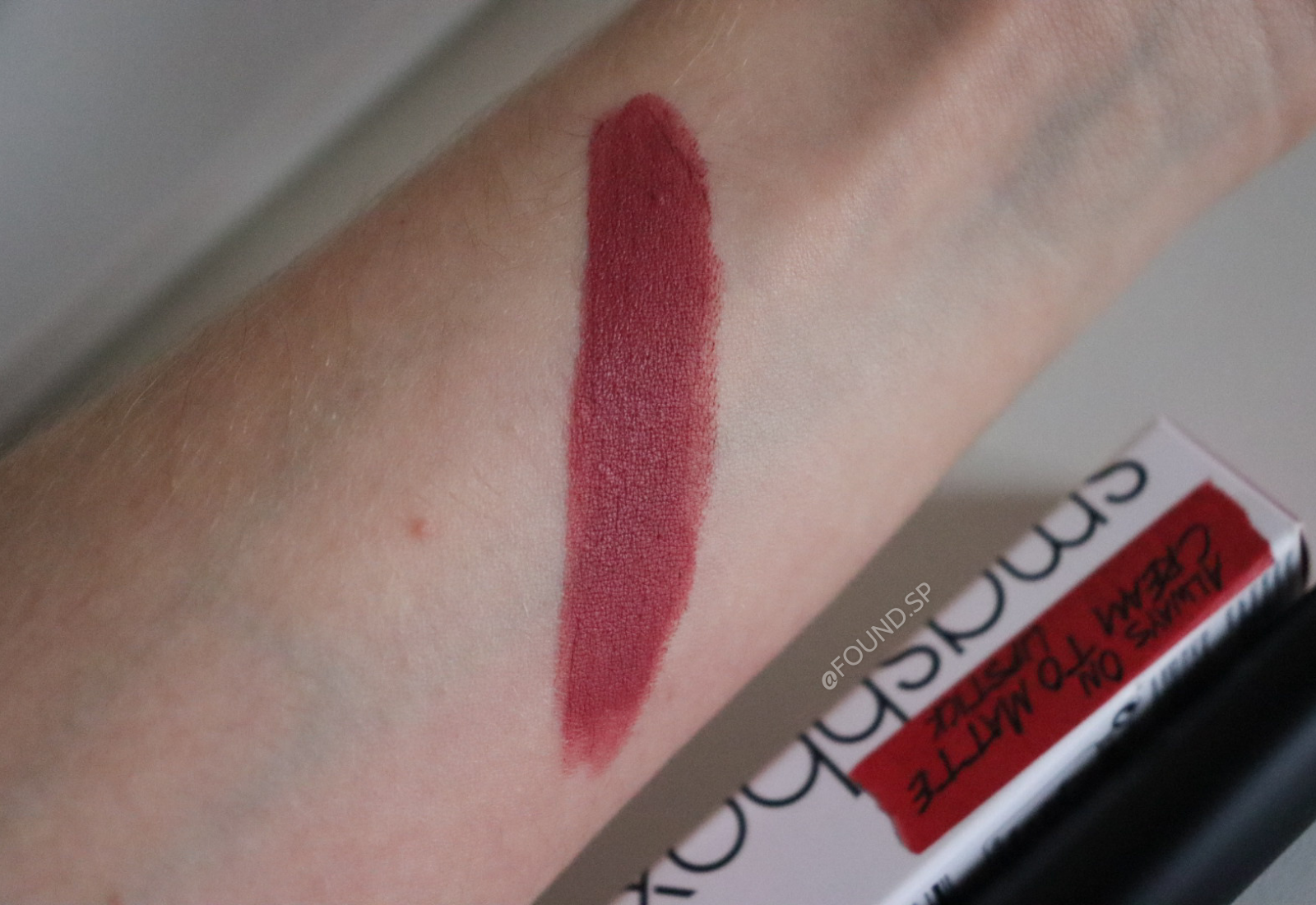 smashbox always on swatch