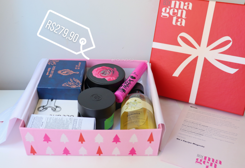 Box Magenta Especial de Natal caixa