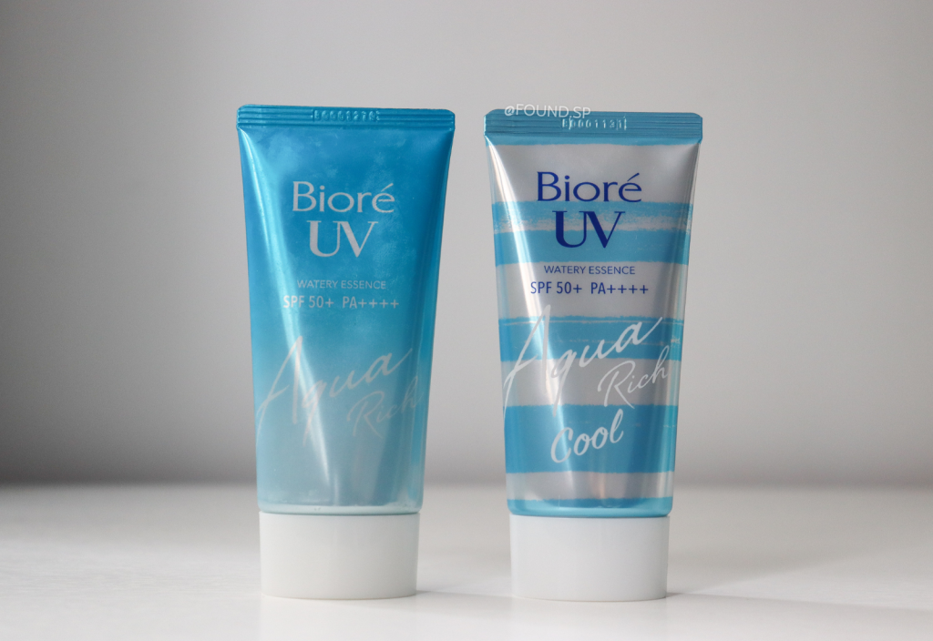 Bioré Aqua Rich Cool e tradicional