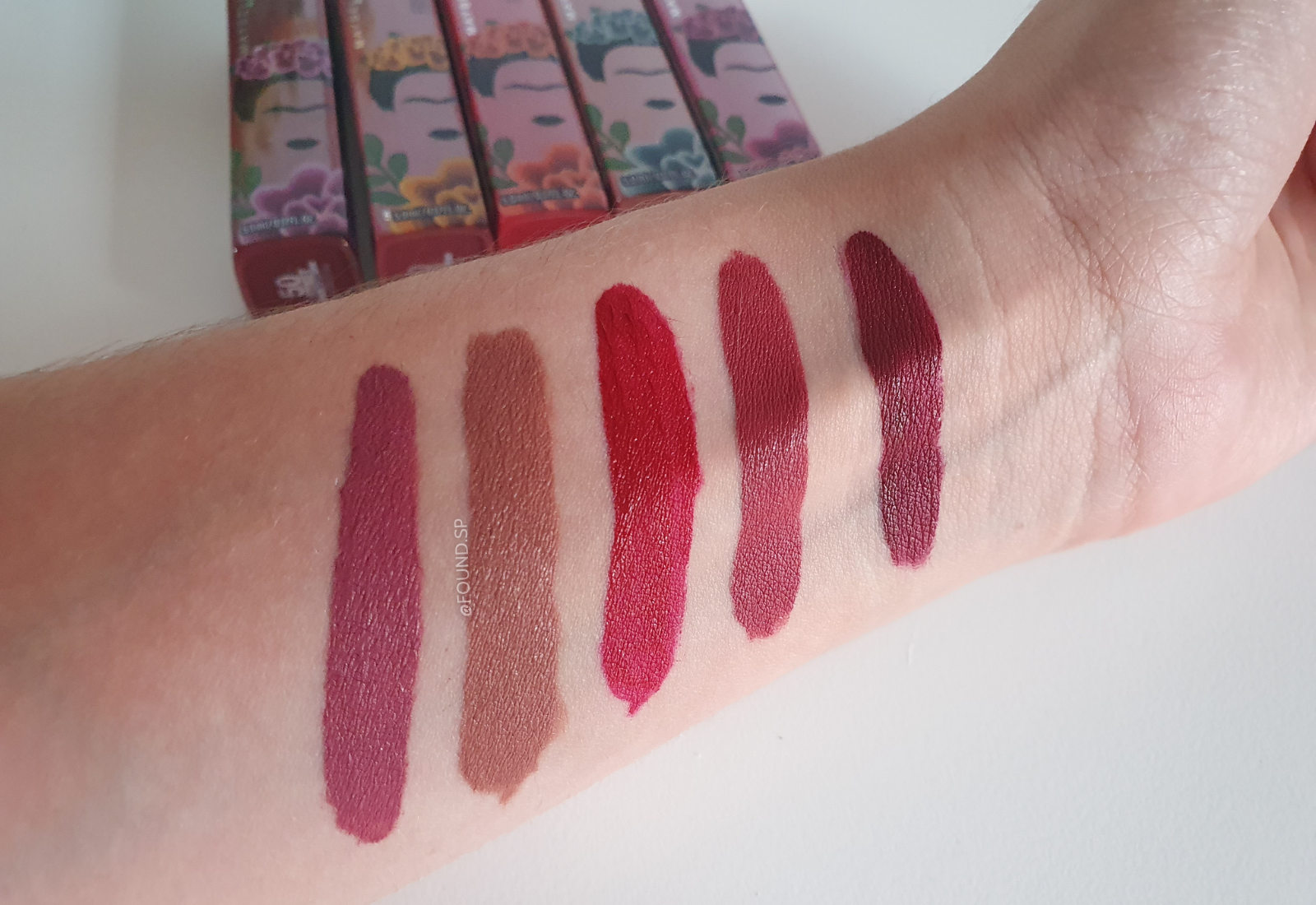 Maybelline Super Stay Matte ink swatches